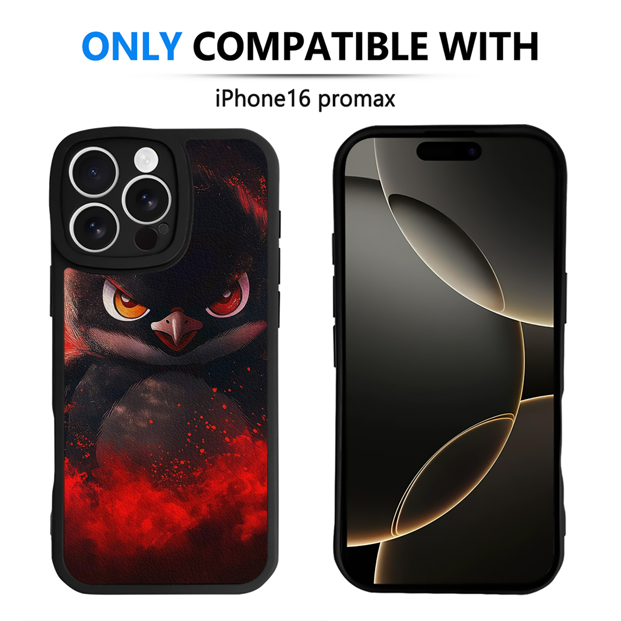（画像用） Angry Birds アングリーバード 【iPhone 16シリーズ対応】シリコンスマホケース（レザー調） 材質：シリコン